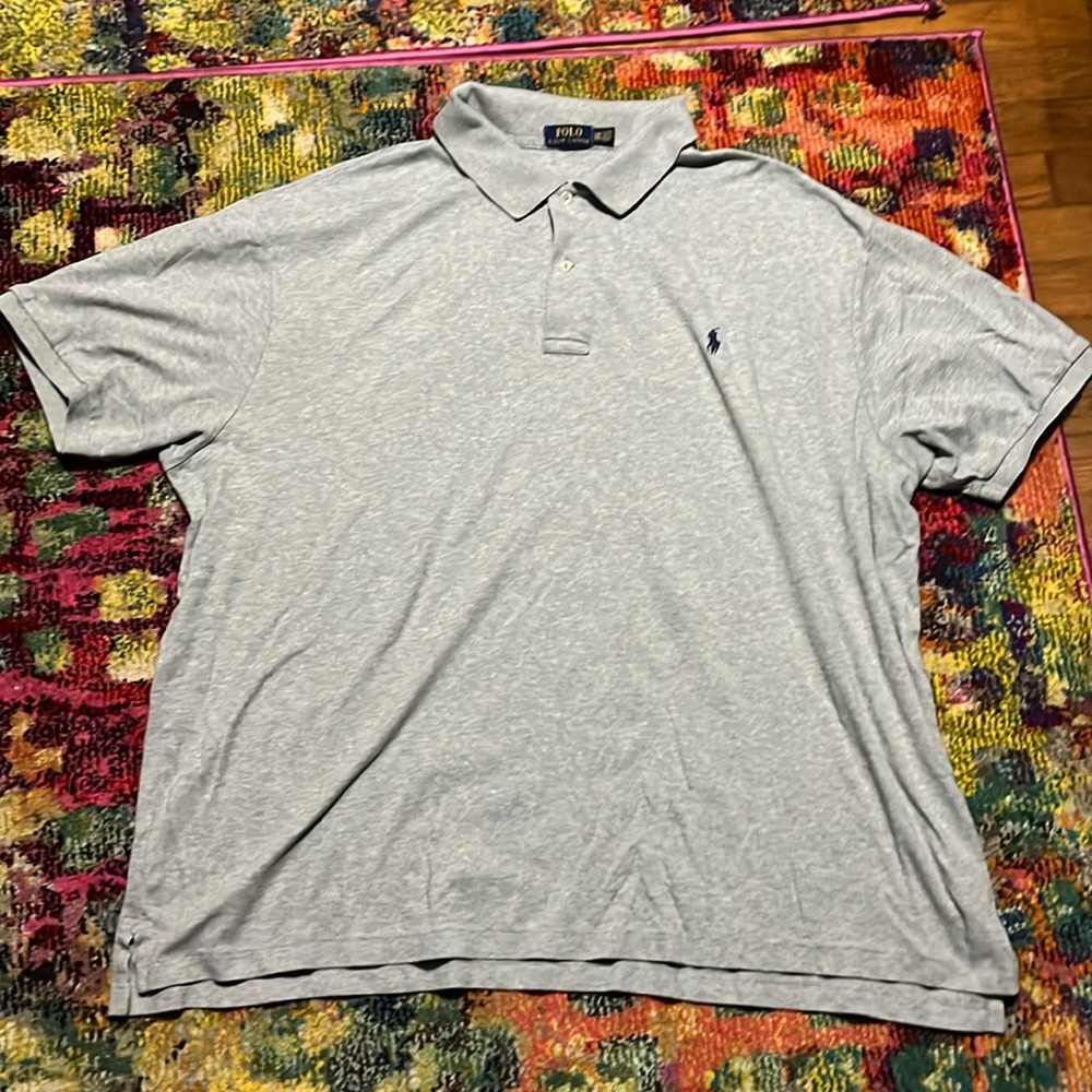 Polo Ralph Lauren gray polo shirt. Size 3XB